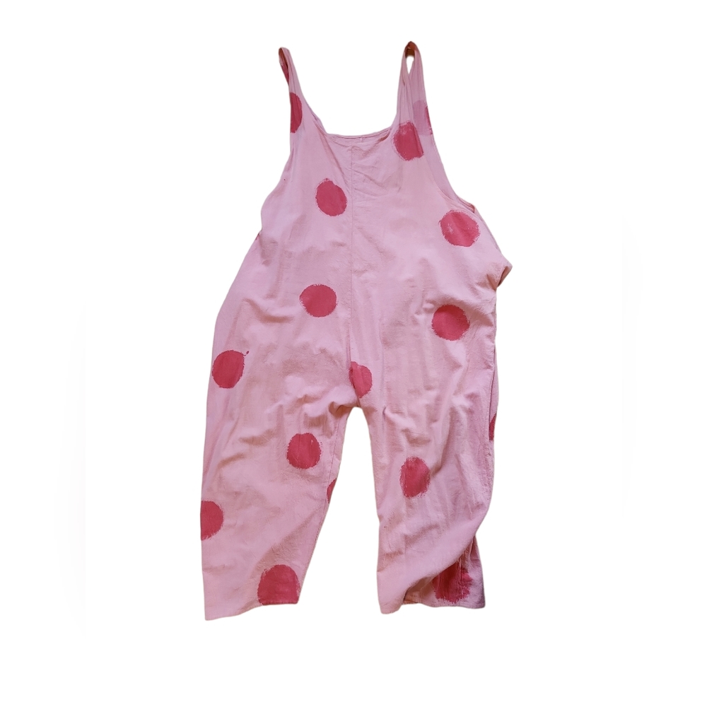State the Label red jumpsuit